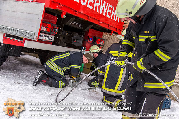 20170108 Fahrzeugbergung in Tribuswinkel neben Wr.Neustädter Kanal Foto: © Stefan Schneider 20170108 Fahrzeugbergung in Tribuswinkel neben Wr.Neustädter Kanal Foto: © Stefan Schneider