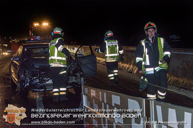 20170115 Massenunfall auf der A2 RFb Süden bei Baden Foto: © Manfred BAUER Pressefotografie 20170115 Massenunfall auf der A2 RFb Süden bei Baden Foto: © Manfred BAUER Pressefotografie