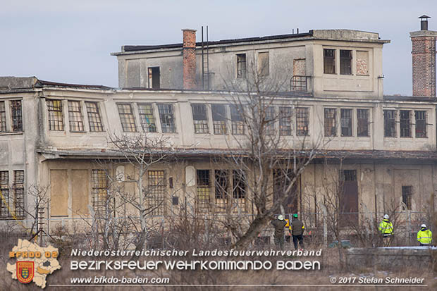 20170118 Sprengungen an einem alten Gebäude in Blumau zwecks Forschungsprojekt des AIT-AUSTRIAN INSTITUTE OF TECHNOLOGY Foto: © Stefan Schneider BFK Baden 20170118 Sprengungen an einem alten Gebäude in Blumau zwecks Forschungsprojekt des AIT-AUSTRIAN INSTITUTE OF TECHNOLOGY Foto: © Stefan Schneider BFK Baden