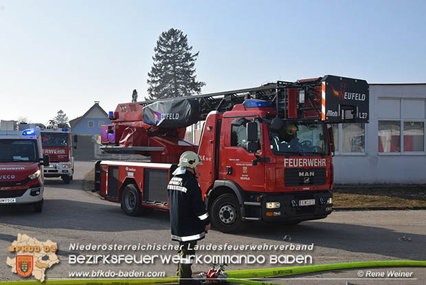 20170122 Großbrand bei Logistik Unternehmen in Wimpassing a.d.Leitha Bgld.  Foto: © ASB Rene Weiner AFK Ebreichsdorf