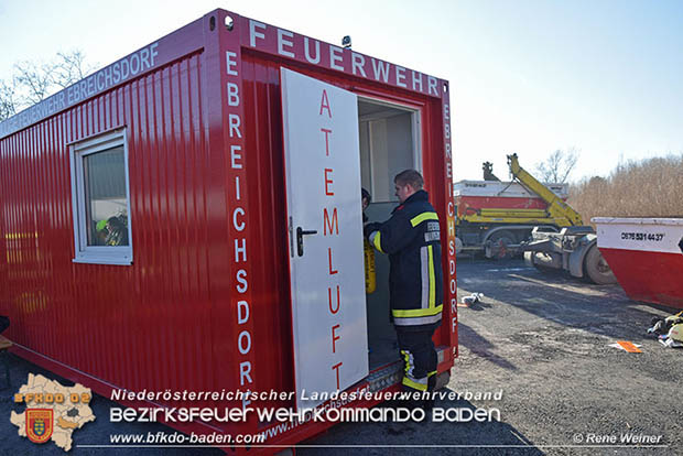 20170122 Großbrand bei Logistik Unternehmen in Wimpassing a.d.Leitha Bgld.  Foto: © ASB Rene Weiner AFK Ebreichsdorf