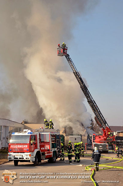 20170122 Großbrand bei Logistik Unternehmen in Wimpassing a.d.Leitha Bgld. Foto: © Thomas Lenger Monatsrevue.at 20170122 Großbrand bei Logistik Unternehmen in Wimpassing a.d.Leitha Bgld. Foto: © Thomas Lenger Monatsrevue.at