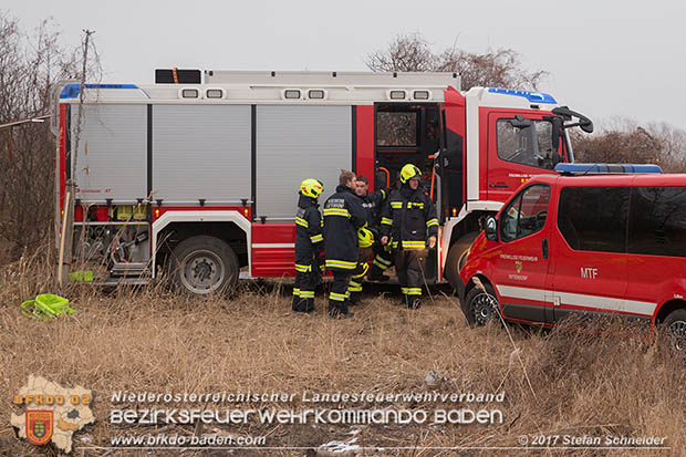 20170128 Brand eines Grünschnitthaufen in Tattendorf  Foto: © Stefan Schneider BFK Presseteam
