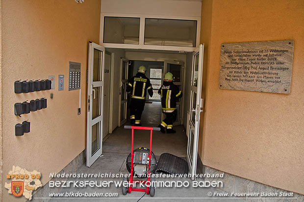 20170128 Müllbehälterbrand in Baden  Foto: © Freiwillige Feuerwehr Baden-Stadt/Stefan Schneider
