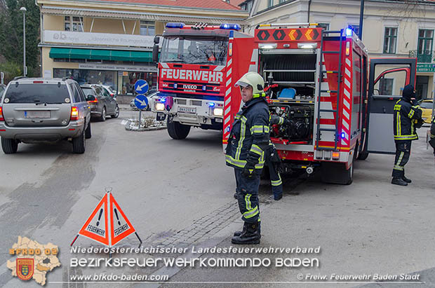 20170128 Müllbehälterbrand in Baden  Foto: © Freiwillige Feuerwehr Baden-Stadt/Stefan Schneider
