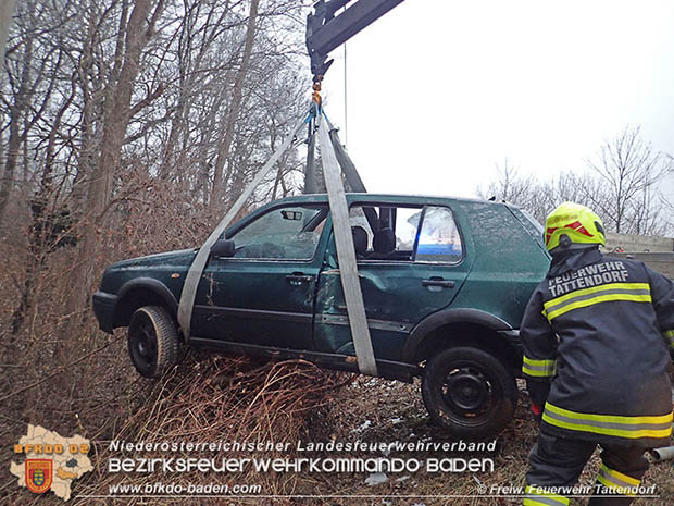 20170131 Verkehrsunfall L154 Tattendorf-Oberwaltersdorf Noe Bezirk Baden  Foto: Freiwillige Feuerwehr Tattendorf