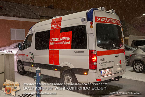 20170201 Suchaktion nach 22-jaehrigen Mann in Pottendorf Foto: Stefan Schneider BFK Baden 20170201 Suchaktion nach 22-jaehrigen Mann in Pottendorf Foto: Stefan Schneider BFK Baden
