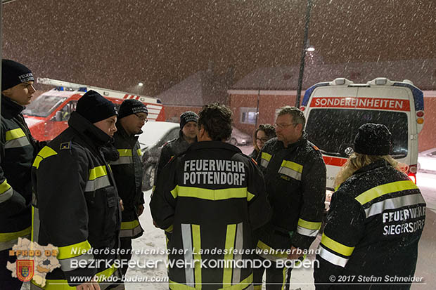 20170201 Suchaktion nach 22-jaehrigen Mann in Pottendorf Foto: Stefan Schneider BFK Baden 20170201 Suchaktion nach 22-jaehrigen Mann in Pottendorf Foto: Stefan Schneider BFK Baden