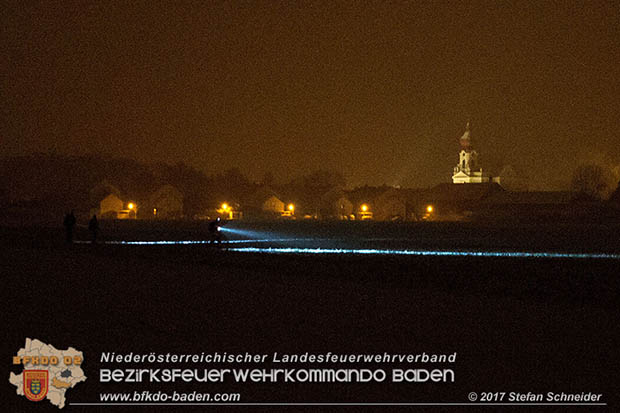 20170201 Suchaktion nach 22-jaehrigen Mann in Pottendorf Foto: Stefan Schneider BFK Baden 20170201 Suchaktion nach 22-jaehrigen Mann in Pottendorf Foto: Stefan Schneider BFK Baden