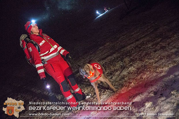 20170201 Suchaktion nach 22-jaehrigen Mann in Pottendorf Foto: Stefan Schneider BFK Baden 20170201 Suchaktion nach 22-jaehrigen Mann in Pottendorf Foto: Stefan Schneider BFK Baden