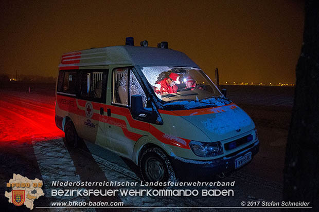 20170201 Suchaktion nach 22-jaehrigen Mann in Pottendorf Foto: Stefan Schneider BFK Baden 20170201 Suchaktion nach 22-jaehrigen Mann in Pottendorf Foto: Stefan Schneider BFK Baden