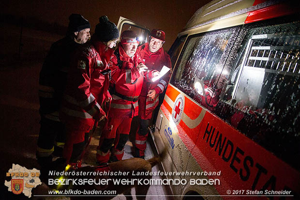 20170201 Suchaktion nach 22-jaehrigen Mann in Pottendorf Foto: Stefan Schneider BFK Baden 20170201 Suchaktion nach 22-jaehrigen Mann in Pottendorf Foto: Stefan Schneider BFK Baden