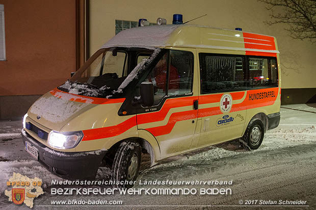 20170201 Suchaktion nach 22-jaehrigen Mann in Pottendorf Foto: Stefan Schneider BFK Baden 20170201 Suchaktion nach 22-jaehrigen Mann in Pottendorf Foto: Stefan Schneider BFK Baden