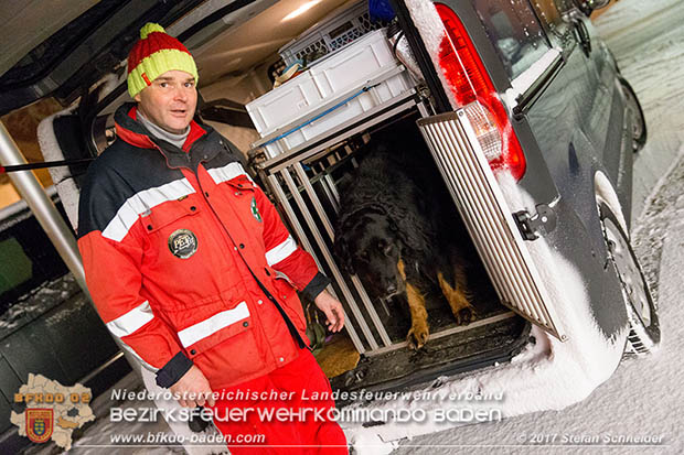 20170201 Suchaktion nach 22-jaehrigen Mann in Pottendorf Foto: Stefan Schneider BFK Baden 20170201 Suchaktion nach 22-jaehrigen Mann in Pottendorf Foto: Stefan Schneider BFK Baden