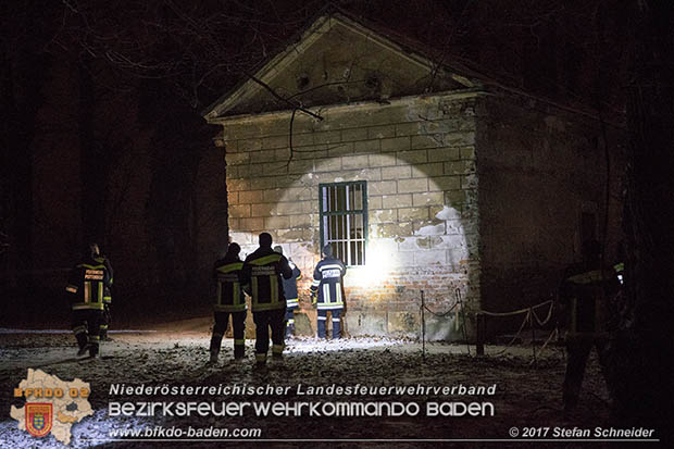 20170201 Suchaktion nach 22-jaehrigen Mann in Pottendorf Foto: Stefan Schneider BFK Baden 20170201 Suchaktion nach 22-jaehrigen Mann in Pottendorf Foto: Stefan Schneider BFK Baden