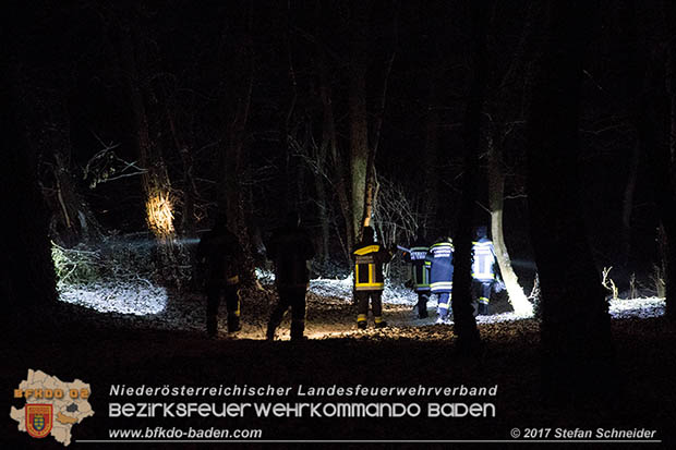 20170201 Suchaktion nach 22-jaehrigen Mann in Pottendorf Foto: Stefan Schneider BFK Baden 20170201 Suchaktion nach 22-jaehrigen Mann in Pottendorf Foto: Stefan Schneider BFK Baden
