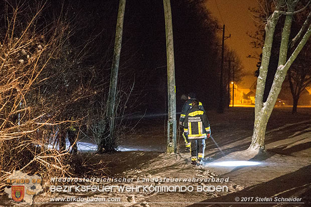 20170201 Suchaktion nach 22-jaehrigen Mann in Pottendorf Foto: Stefan Schneider BFK Baden 20170201 Suchaktion nach 22-jaehrigen Mann in Pottendorf Foto: Stefan Schneider BFK Baden
