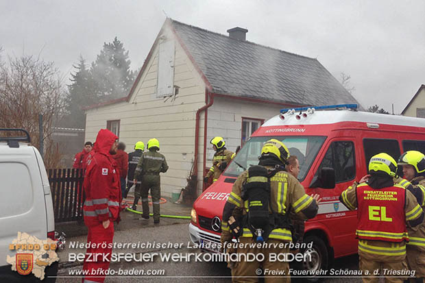 20170206 Brandeinsatz in Kottingbrunn  Foto:© Wolfgang Zöchling-Schlemmer u. Lukas Plank FF Schönau a.d.Triesting