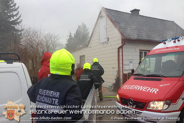20170206 Brandeinsatz in Kottingbrunn  Foto:© Wolfgang Zöchling-Schlemmer u. Lukas Plank FF Schönau a.d.Triesting