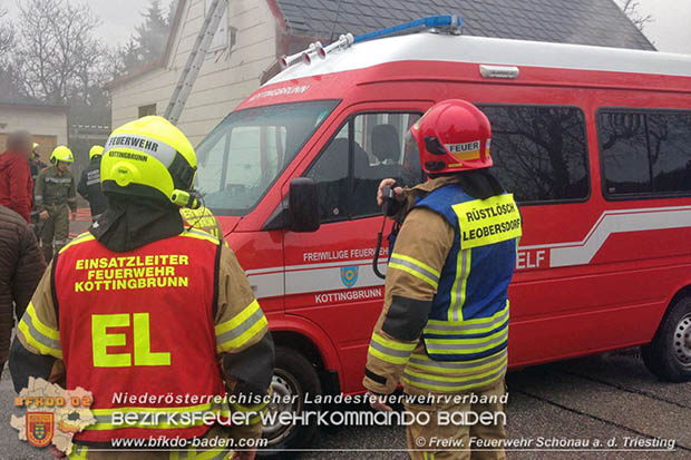 20170206 Brandeinsatz in Kottingbrunn  Foto:© Wolfgang Zöchling-Schlemmer u. Lukas Plank FF Schönau a.d.Triesting