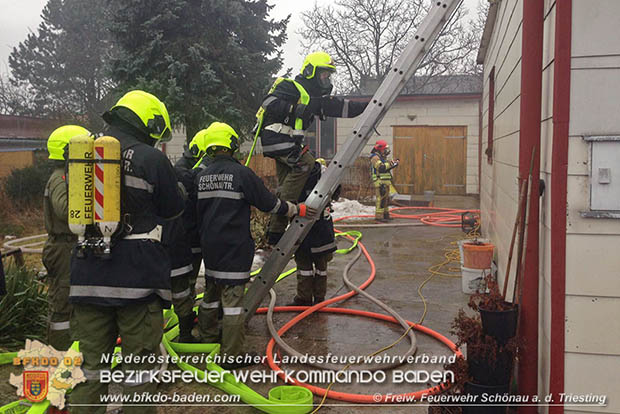 20170206 Brandeinsatz in Kottingbrunn  Foto:© Wolfgang Zöchling-Schlemmer u. Lukas Plank FF Schönau a.d.Triesting