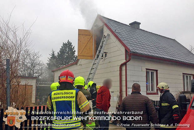 20170206 Brandeinsatz in Kottingbrunn  Foto:© Wolfgang Zöchling-Schlemmer u. Lukas Plank FF Schönau a.d.Triesting