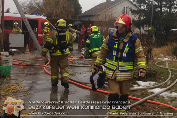 20170206 Brandeinsatz in Kottingbrunn  Foto:© Wolfgang Zöchling-Schlemmer u. Lukas Plank FF Schönau a.d.Triesting