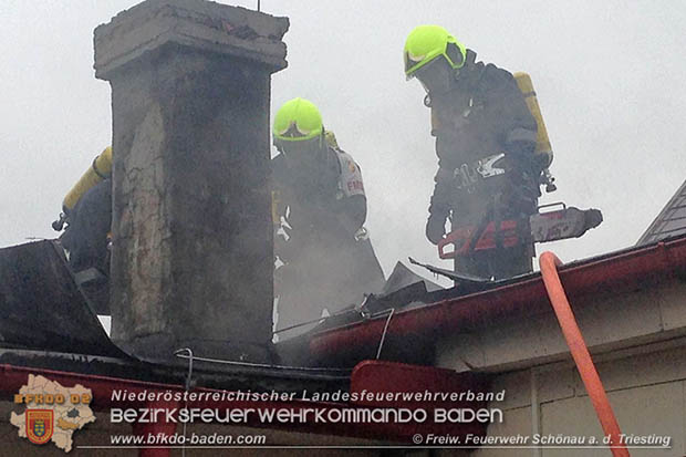 20170206 Brandeinsatz in Kottingbrunn  Foto:© Wolfgang Zöchling-Schlemmer u. Lukas Plank FF Schönau a.d.Triesting
