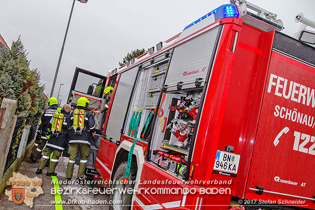 20170206 Brandeinsatz in Kottingbrunn  Foto:© Stefan Schneider BFK BADEN