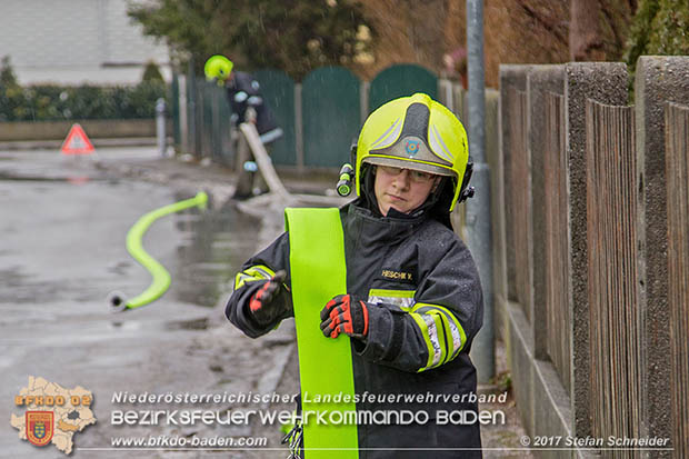 20170206 Brandeinsatz in Kottingbrunn  Foto:© Stefan Schneider BFK BADEN