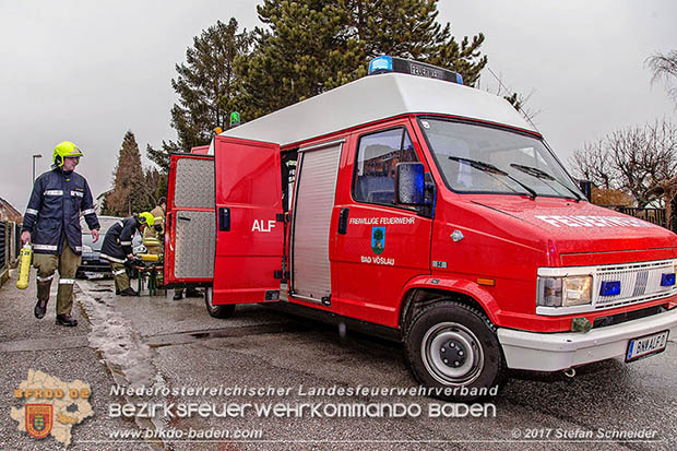 20170206 Brandeinsatz in Kottingbrunn  Foto:© Stefan Schneider BFK BADEN