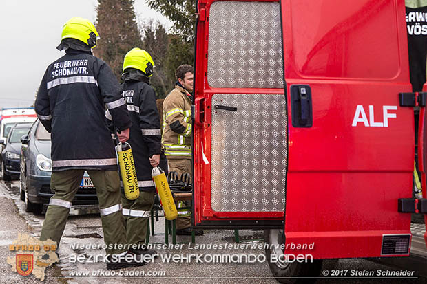 20170206 Brandeinsatz in Kottingbrunn  Foto:© Stefan Schneider BFK BADEN