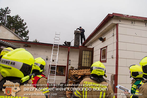 20170206 Brandeinsatz in Kottingbrunn  Foto:© Stefan Schneider BFK BADEN