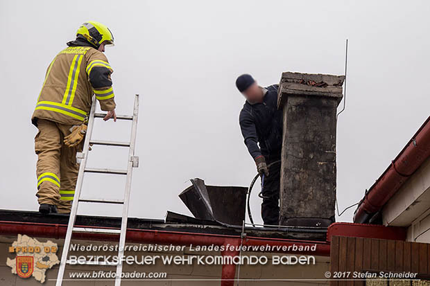 20170206 Brandeinsatz in Kottingbrunn  Foto:© Stefan Schneider BFK BADEN