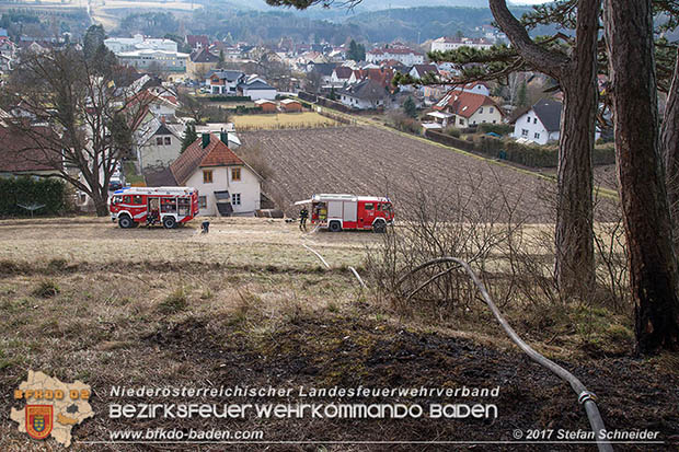 20170307 Flurbrand auf der "Popp-Wiese" in Pottenstein  Foto: © Stefan Schneider BFK Baden