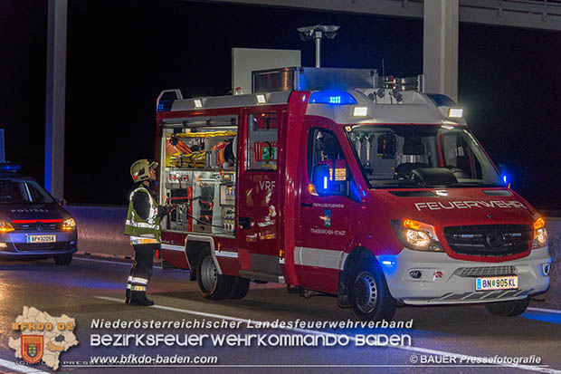 20170325 Verkehrsunfall mit mehreren Fahrzeugen auf der A2 Südautobahn  Foto: © Manfred Bauer Pressefotografie