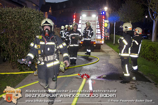 20170330 Kuechenbrand in einem Restaurant in Baden  Foto: www.ffbs.at
