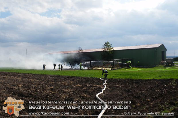 20170414 Brand in Schönau a.d.Triesting  Foto: © FF Günselsdorf