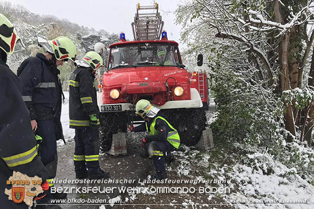 20170420 Großes Aufräumen nach dem Schneechaos auch im Triestingtal  Foto: © FF Enzesfeld