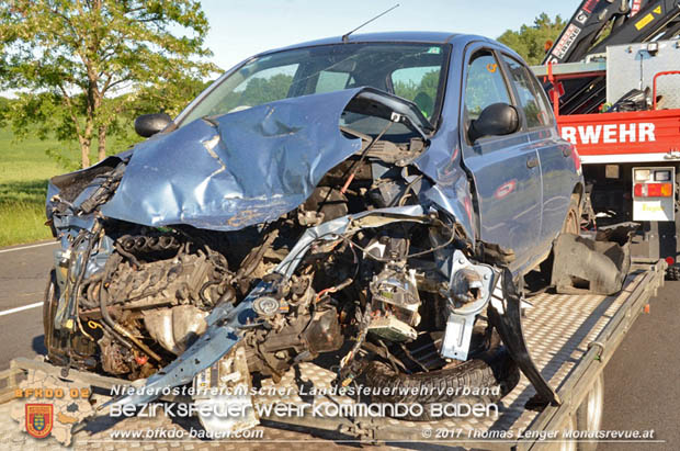 20170528 Schwerer Verkehrsunfall auf der B16 bei der Autobahnauffahrt A3   Foto: © Thomas Lenger Monatsrevue.at