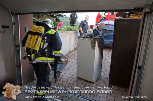 20170611 Kellerbrand in Einfamilienhaus in Thenneberg Gemeinde Altenmarkt a.d.Triesting  Foto: © Stefan Schneider BFK Baden