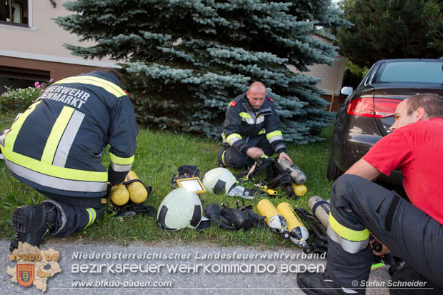 20170611 Kellerbrand in Einfamilienhaus in Thenneberg Gemeinde Altenmarkt a.d.Triesting  Foto: © Stefan Schneider BFK Baden