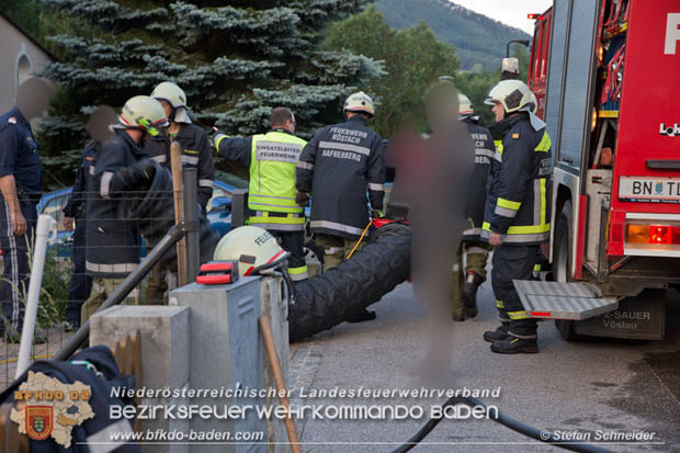 20170611 Kellerbrand in Einfamilienhaus in Thenneberg Gemeinde Altenmarkt a.d.Triesting  Foto: © Stefan Schneider BFK Baden