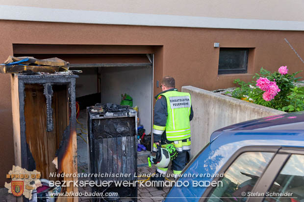 20170611 Kellerbrand in Einfamilienhaus in Thenneberg Gemeinde Altenmarkt a.d.Triesting  Foto: © Stefan Schneider BFK Baden