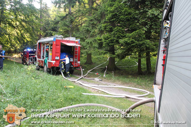 20170624 Waldbrand bei Grillenberg Gemeinde Hernstein  Foto: © ASB Markus Hackl