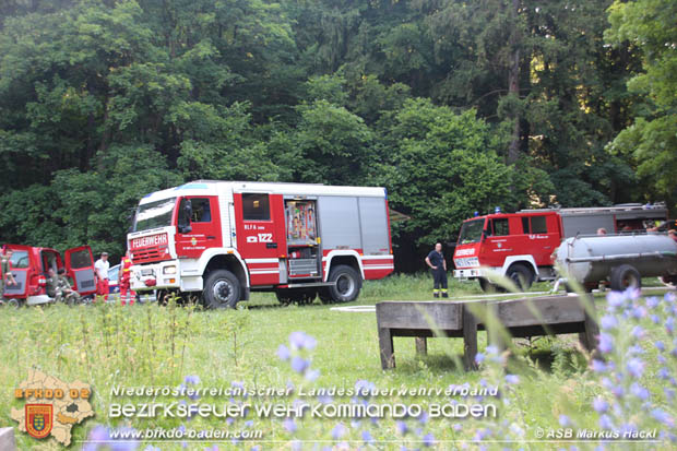 20170624 Waldbrand bei Grillenberg Gemeinde Hernstein  Foto: © ASB Markus Hackl