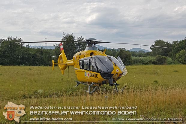 20170712 Verkehrsunfall mit tödlichem Ausgang auf der LB17 bei Schönau a.d.Triesting  Foto: © FF Schönau