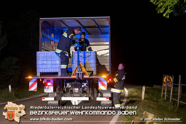 20170714 Verkehrsunfall mt toedlichem Ausgang auf der L157 zwischen Oeynhausen und Tattendorf im Gemeindegebiet Oberwaltersdorf  Foto: © Stefan Schneider BFK Baden