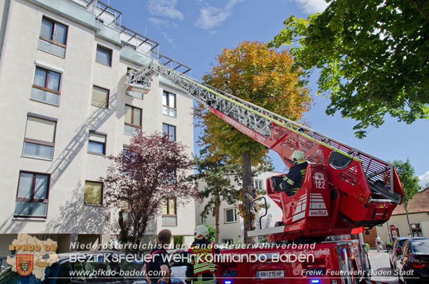 20170728 Türöffnung mit Personenrettung in Baden   Foto: © FF Baden-Stadt/Kerstin Stosch
