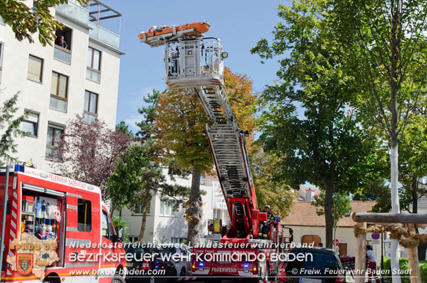 20170728 Türöffnung mit Personenrettung in Baden   Foto: © FF Baden-Stadt/Kerstin Stosch